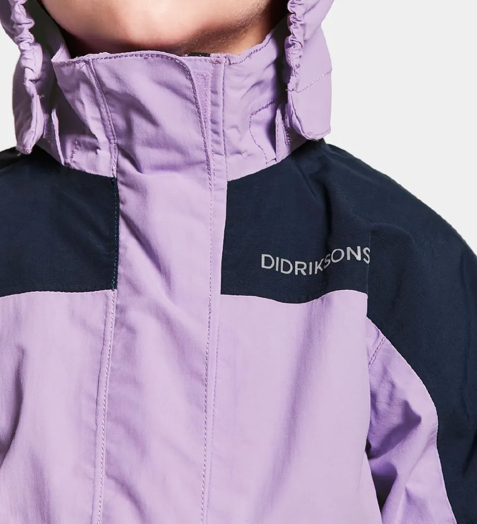 Børn Didriksons Sommerjakke - Daggkåpa - Digital Purple