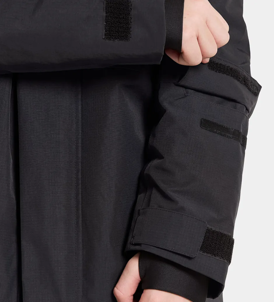 Børn Didriksons Vinterjakke - Gabbro - Sort
