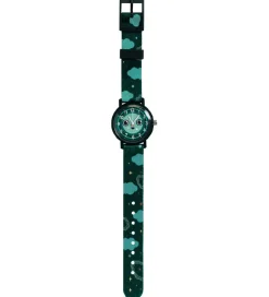 Ure*Djeco Armbåndsur - Montre Night - Sort/grøn