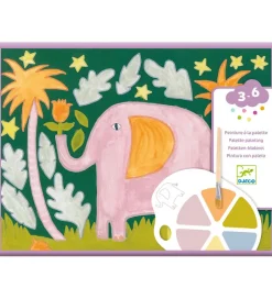 Skriveredskaber*Djeco Farvesæt - Palette Painting - Wild Ones