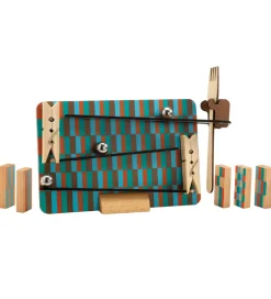 Kuglebaner*Djeco Kuglebane - Træ - Zig & Go - 14 dele - Fork