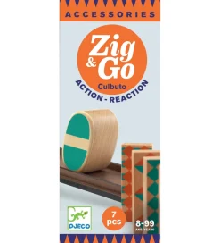 Kuglebaner*Djeco Kuglebane - Træ - Zig & Go - 7 dele - Culbuto