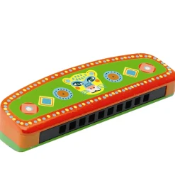Musikinstrumenter*Djeco Mundharmonika - Træ - Multifarvet