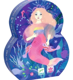 Puslespil*Djeco Puslespil - Ella The Mermaid - 36 Brikker