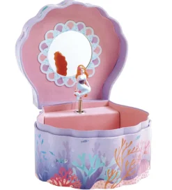 Smykkeskrin*Djeco Smykkeskrin m. Musik - 14,5x8,5x13,5 cm - Enchanted Mermai
