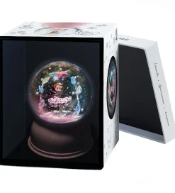 Snekugler|Natlamper*Djeco Snekugle m. Lys - 14 cm - Rosa m. Ballerina