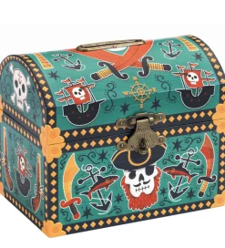 Sparegrise*Djeco Sparebøsse - 10x12 cm - Pirater