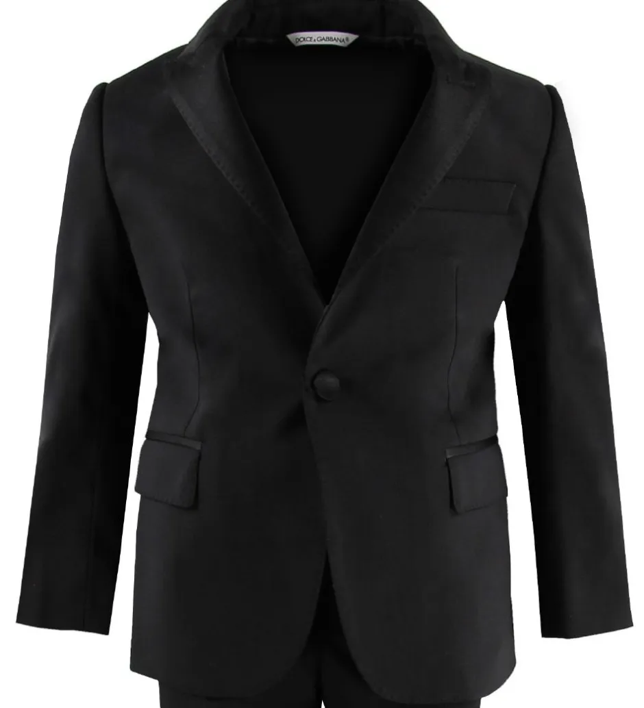 Børn Dolce & Gabbana Jakkesæt - Uld/Viskose - Sort