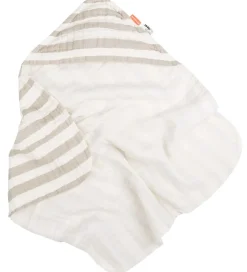 Babyhåndklæde- Og Poncho|Håndklæder*Done by Deer Babyhåndklæde - 70x70 cm - Stripes Sand