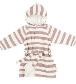Badekåber*Done by Deer Badekåbe - Stripes - Powder