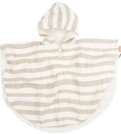 Babyhåndklæde- Og Poncho|Håndklæder*Done by Deer Badeponcho - 68x50 cm - Stripes Sand