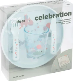 Spisesæt*Done by Deer Spisesæt - 4 Dele - Celebration Blue