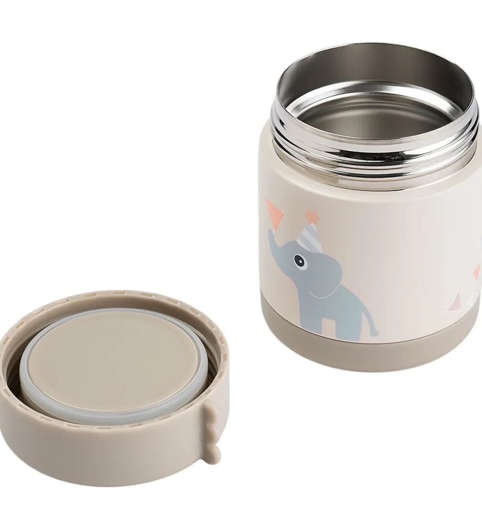 Skole|Madkasser*Done by Deer Termobeholder - 300 ml - Celebration - Sand