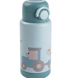 Done by Deer Termoflaske - 340 ml - Tiny Farm - Blå