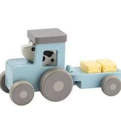 Biler, Tog Og Køretøjer|Traktorer*Done by Deer Traktor - Træ - Dotti - Tiny Farm - Blå
