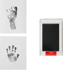 Plakater Og Billeder*Dooky Hånd- og Fodaftryk Sæt - Happy Hands Inkless Pads
