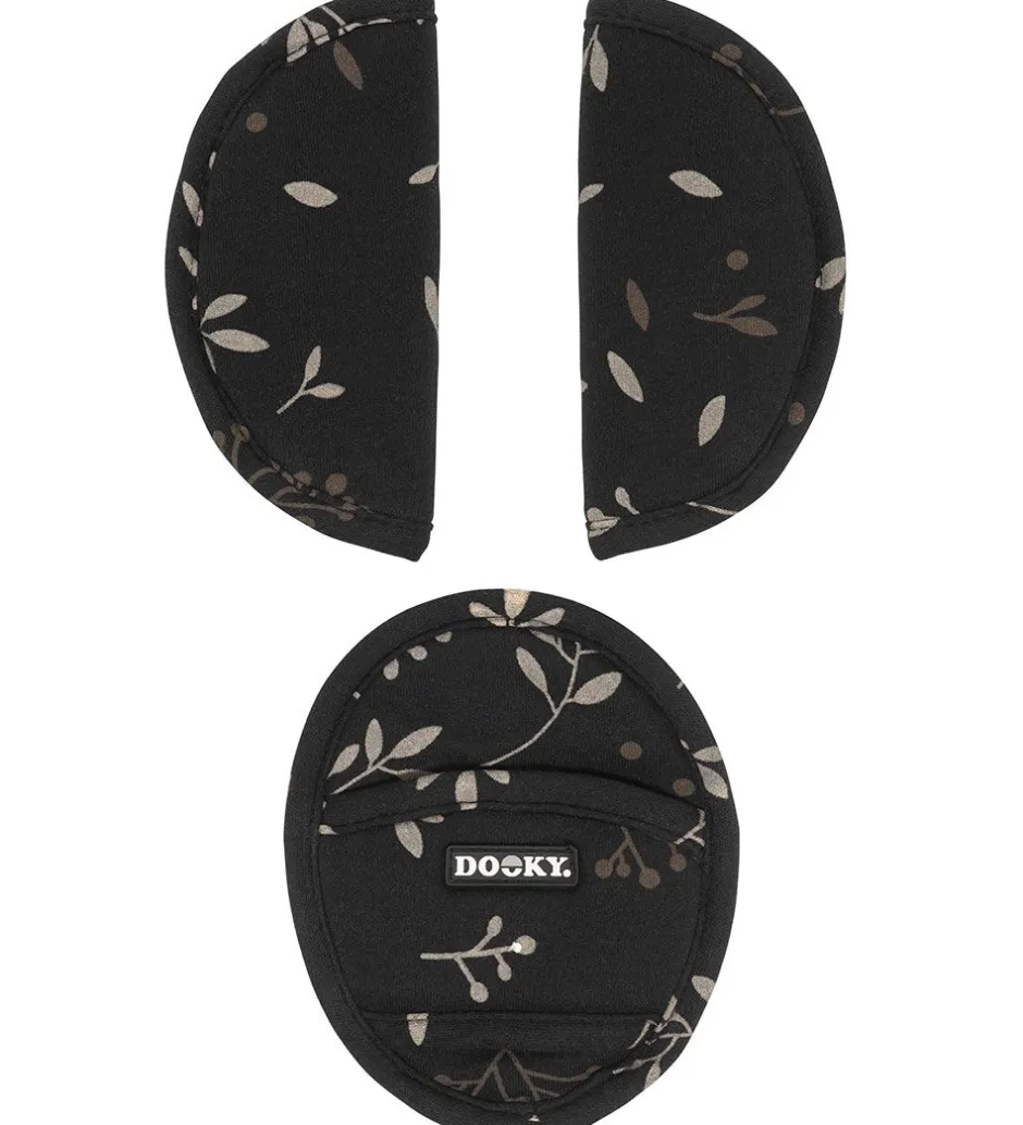 Dooky Universelle Puder - Romantic Leaves - Sort