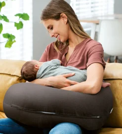 Ammepuder*Doomoo Graviditets-/Ammepude - 190 cm - Comfy Big - Tetra Grey