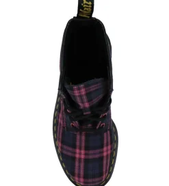 Støvler*Dr. Martens Støvler - 1460 - Pink Multi Tartan