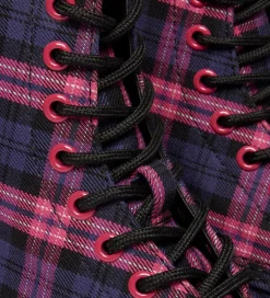 Støvler*Dr. Martens Støvler - 1460 - Pink Multi Tartan
