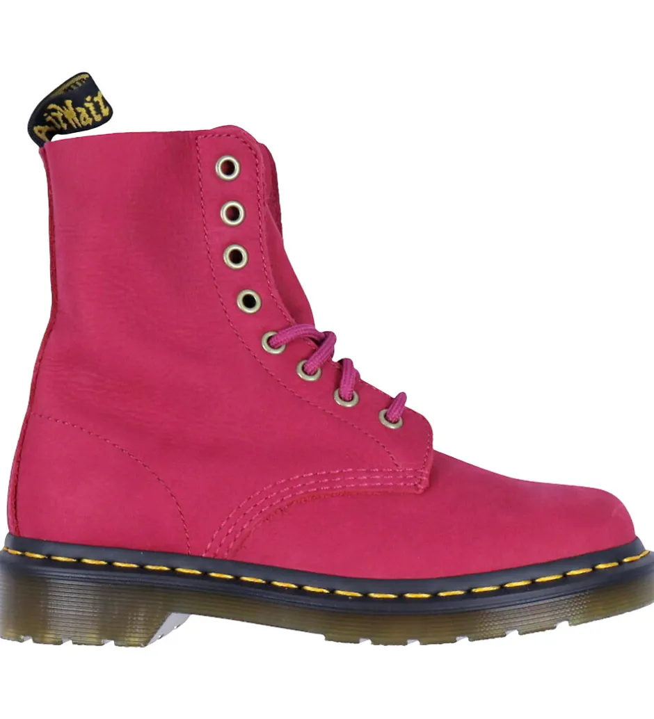 Støvler*Dr. Martens Støvler - 1460 Pascal - Fucksia Pink Milled Nubuck R