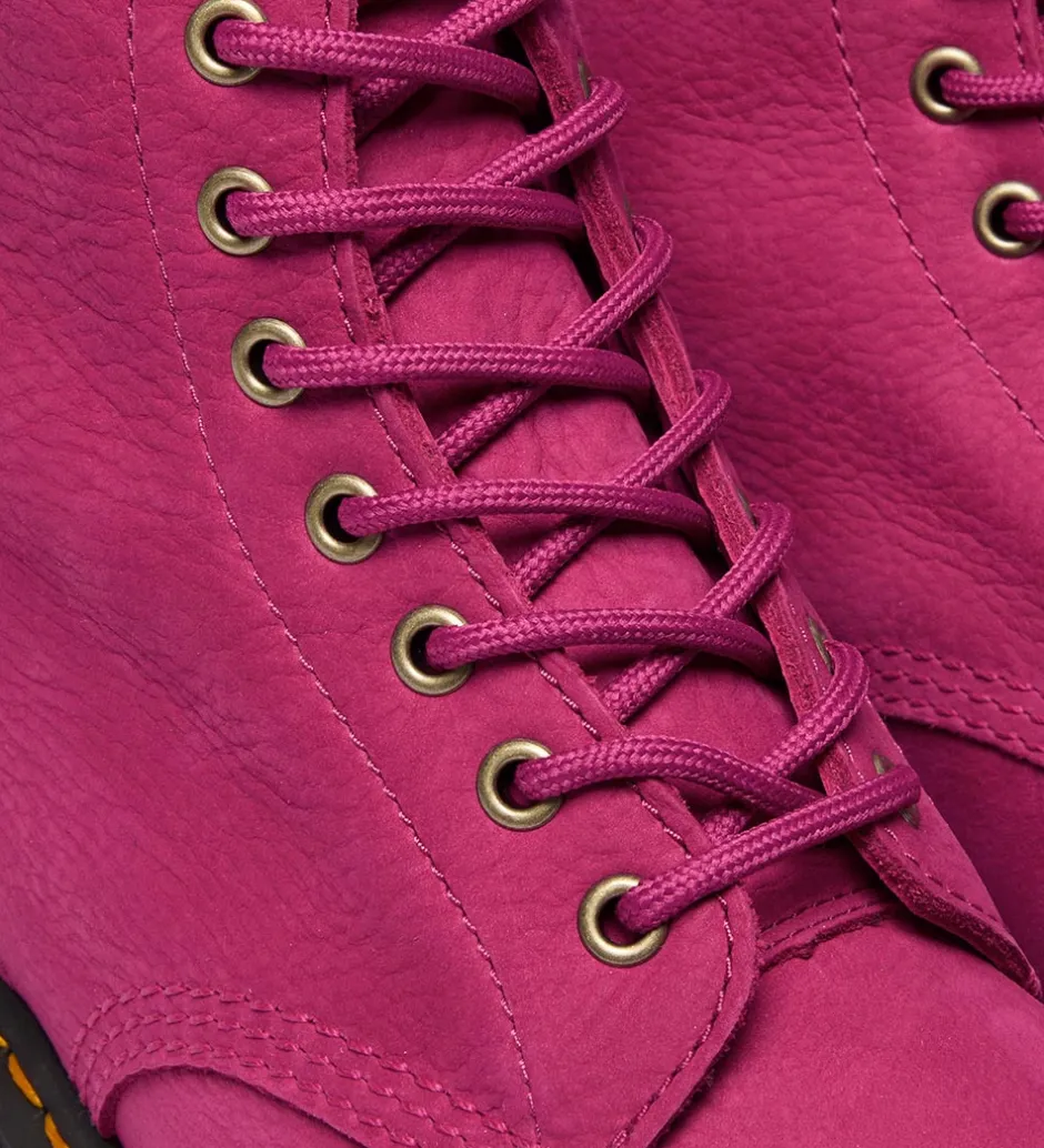 Støvler*Dr. Martens Støvler - 1460 Pascal - Fucksia Pink Milled Nubuck R