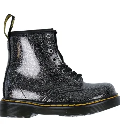 Støvler*Dr. Martens Støvler - 1460 T - Nebuls Glitter - Black/Silver