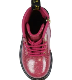 Støvler*Dr. Martens Støvler - 1460 T - Nebuls Glitter - Fuchsia/Silver/G
