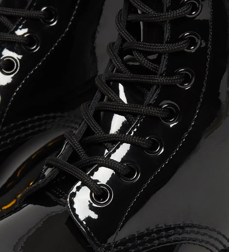 Støvler*Dr. Martens Støvler - 1460 W - Black Patent Lamper
