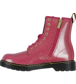 Støvler*Dr. Martens Støvler - 1460Y - Nebula Glitter - Fuchsia/Silver/Go