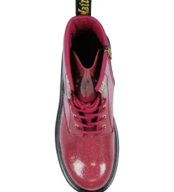 Støvler*Dr. Martens Støvler - 1460Y - Nebula Glitter - Fuchsia/Silver/Go