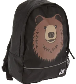 Børn DYR -Cph Børnehavetaske - Black Brown m. Bjørn