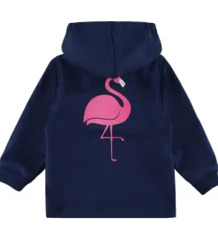 Børn DYR -Cph Softshelljakke - evild - Navy m. Flamingo
