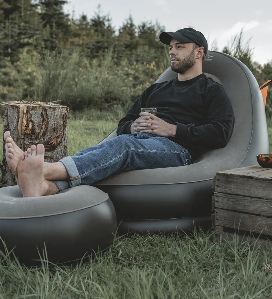 Møbler|Outdoor*Easy Camp Lounge Sæt - Oppustelig - Maple - Brun