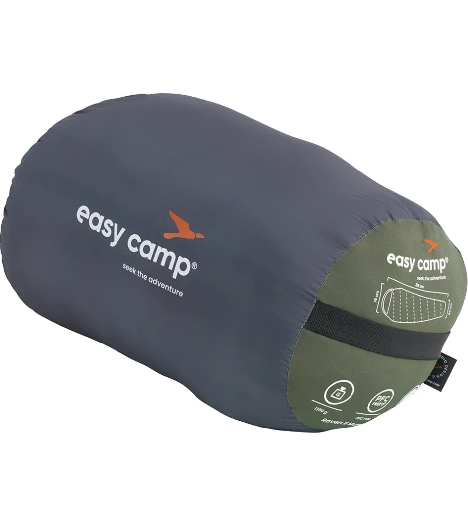 Soveposer|Outdoor*Easy Camp Sovepose - Raven II Mummy - Grøn