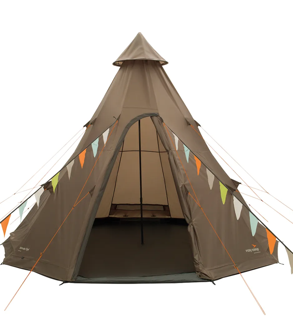 Outdoor|Outdoor*Easy Camp Telt - Rands Tipi - Dark Sand