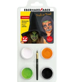 Sminke*Eberhard Faber Ansigtsmaling - 4 Farver - Græskar/Heks
