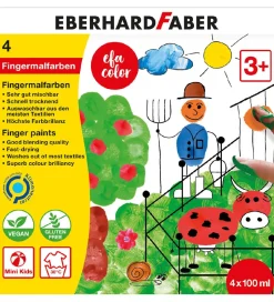 Maling*Eberhard Faber Fingermaling - 4 stk. - 100 ml