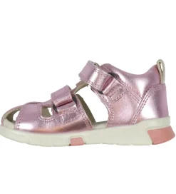 Begyndersko*Ecco Sandaler - Mini Stride Fisherman - Old Rose Metallic