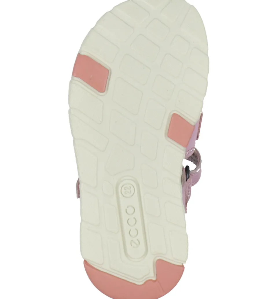 Begyndersko*Ecco Sandaler - Mini Stride Fisherman - Old Rose Metallic