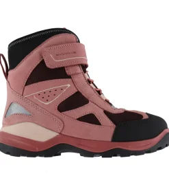 Vinterstøvler*Ecco Vinterstøvler - Snow Mountain - Tex - Black/Petal/Fig