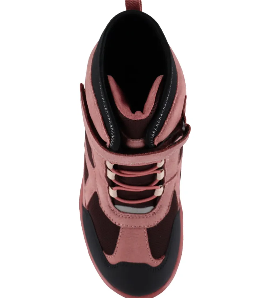 Vinterstøvler*Ecco Vinterstøvler - Snow Mountain - Tex - Black/Petal/Fig