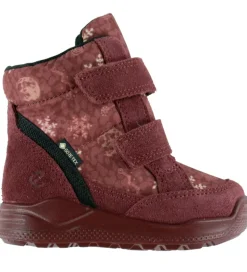 Vinterstøvler*Ecco Vinterstøvler - Tex - Urban Mini I High - Dark Ruby/Snowfla