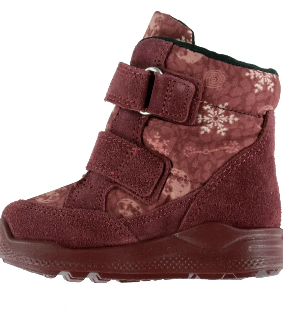 Vinterstøvler*Ecco Vinterstøvler - Tex - Urban Mini I High - Dark Ruby/Snowfla