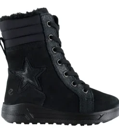 Vinterstøvler*Ecco Vinterstøvler - Urban Snow K Lace Up - Sort