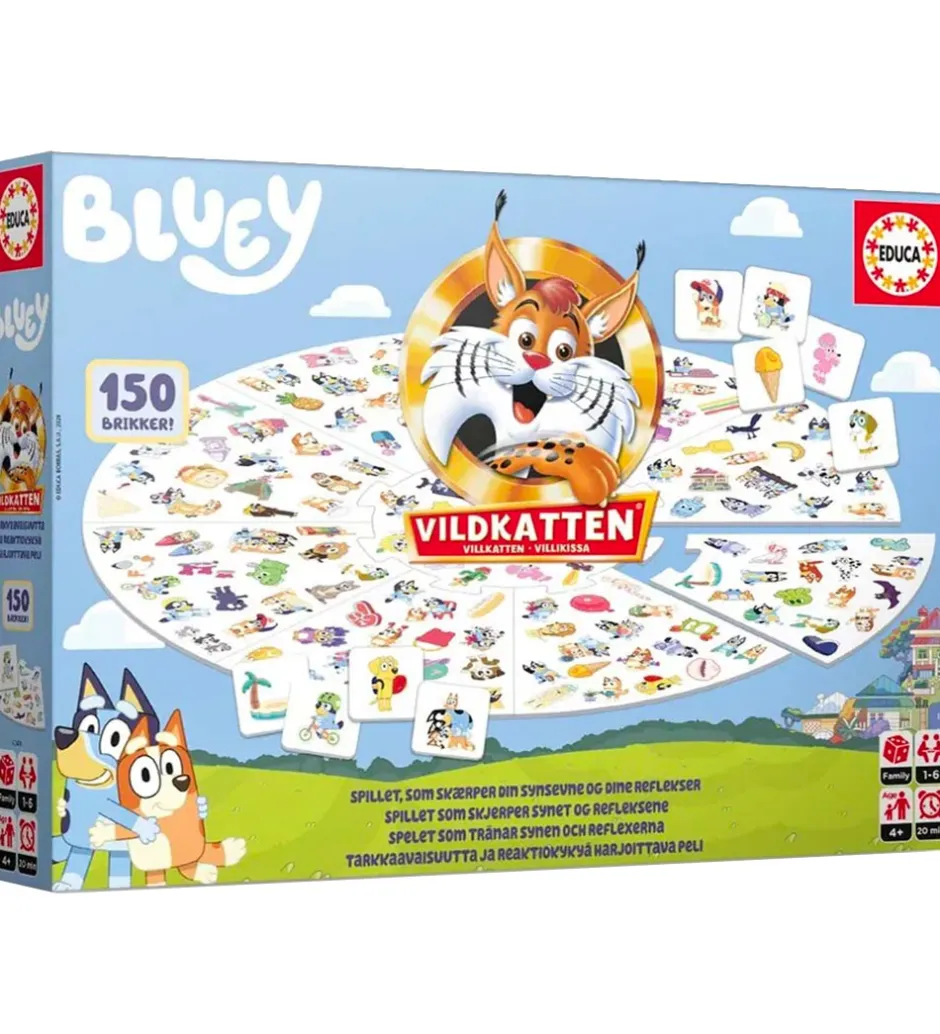 Spil*Educa Brætspil - Vildkatten - Bluey