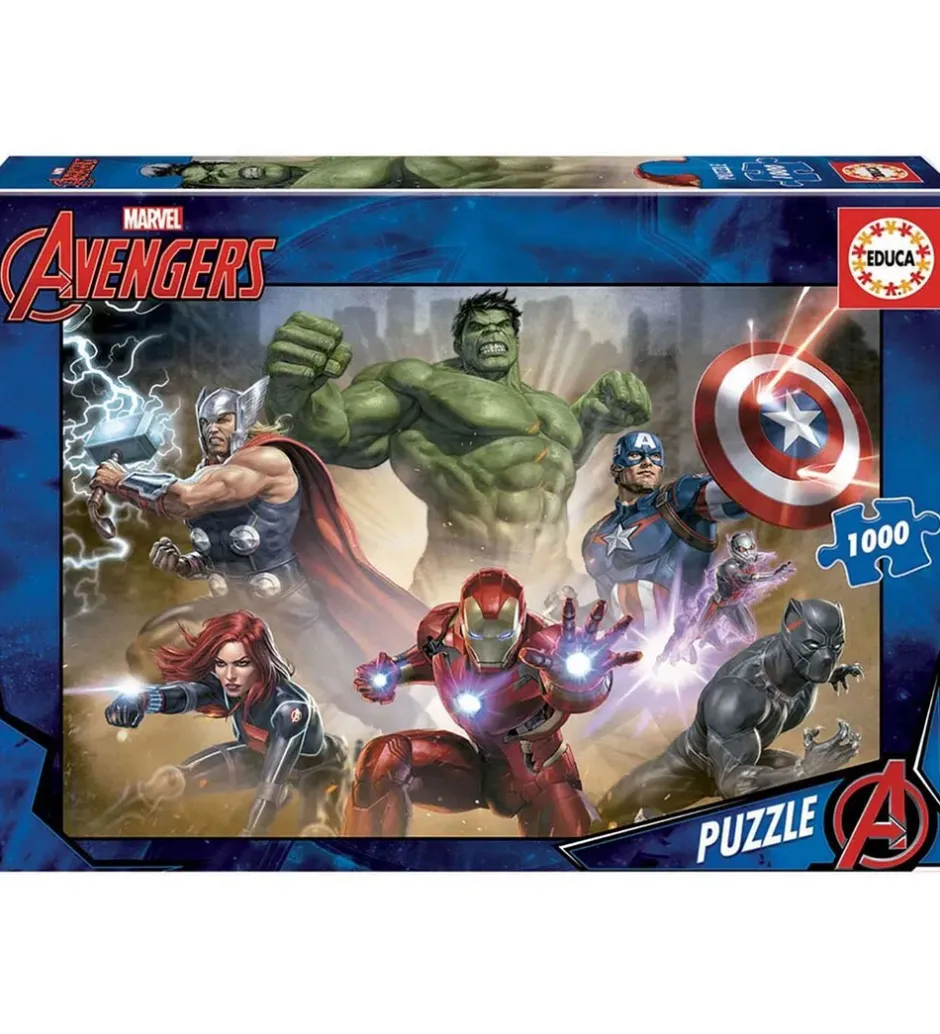 Puslespil*Educa Puslespil - 1000 Brikker - The Avengers