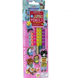 Eeboo Farveblyanter - 6 Stk. - Jumbo - Sweet Celebration