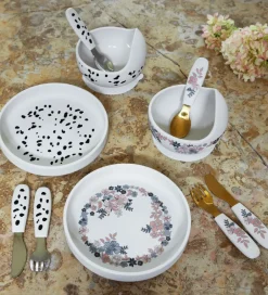Elodie Details Spisesæt - Silikone - 3 dele - Dalmatian Dots
