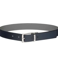 Bælter*Emporio Armani Bælte - Vendbar - Navy/Grå